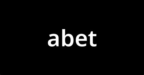 abeded|ABET 